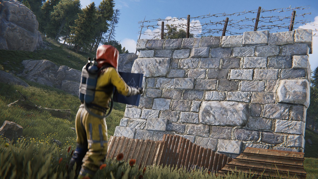 High walls and water wells
