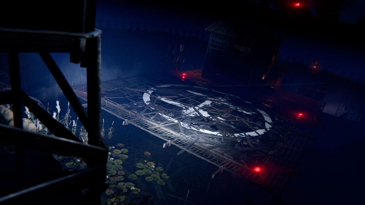 The Bandit Camp helipad starts broken